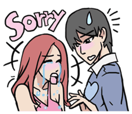 AsB - 8/4 Comic Girls & Playful Boys! sticker #8964129
