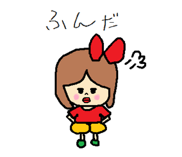 Little japanese girl. sticker #8965100