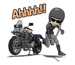 Katana man rider sticker #8966457