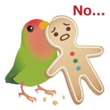 Love Birds Winter Version sticker #8966637