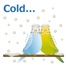 Love Birds Winter Version sticker #8966642