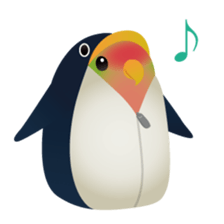 Love Birds Winter Version sticker #8966651