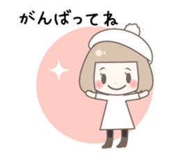 Yurufuwa girly stickers winter sticker #8966770