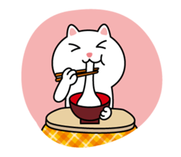 Cat of the world, winter sticker #8967175