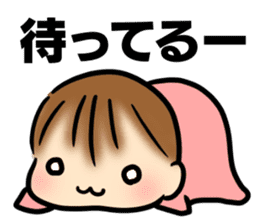 Baby diary with illustrations 2 sticker #8967423