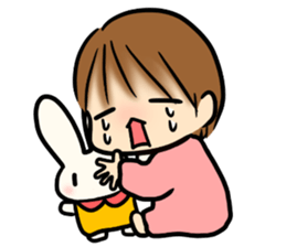 Baby diary with illustrations 2 sticker #8967439