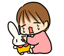 Baby diary with illustrations 2 sticker #8967439