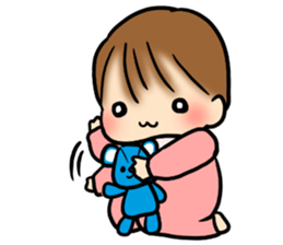 Baby diary with illustrations 2 sticker #8967443