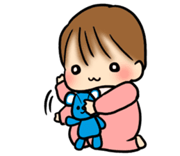 Baby diary with illustrations 2 sticker #8967443