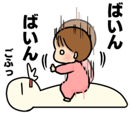 Baby diary with illustrations 2 sticker #8967447