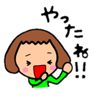 BalloonBob girl!!The hair style series. sticker #8967751