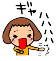 BalloonBob girl!!The hair style series. sticker #8967767