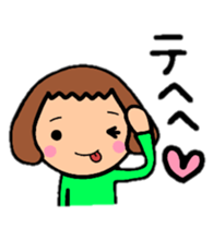 BalloonBob girl!!The hair style series. sticker #8967768