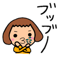 BalloonBob girl!!The hair style series. sticker #8967771