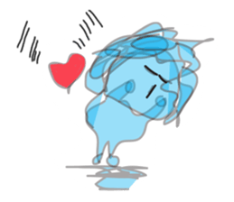 Water Superhero sticker #8968599