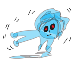 Water Superhero sticker #8968601