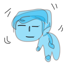 Water Superhero sticker #8968603