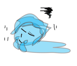 Water Superhero sticker #8968613