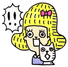 samurai-girl with Taro sticker #8968964