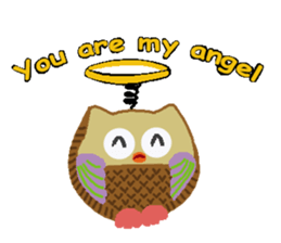 Cute Owlly sticker #8969176