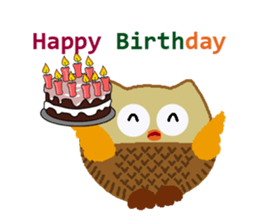 Cute Owlly sticker #8969178