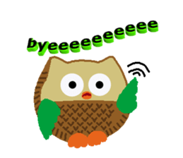 Cute Owlly sticker #8969180