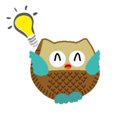 Cute Owlly sticker #8969190