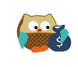 Cute Owlly sticker #8969196