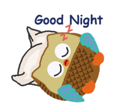 Cute Owlly sticker #8969199