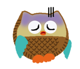 Cute Owlly sticker #8969204