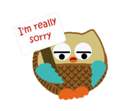 Cute Owlly sticker #8969205