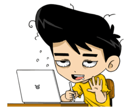 Jon a Freelancer sticker #8969656