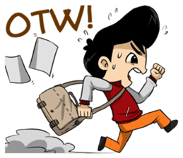 Jon a Freelancer sticker #8969682