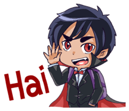 Darko The Cute Dracula sticker #8969696