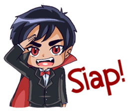 Darko The Cute Dracula sticker #8969697