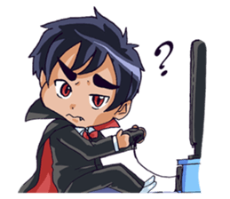 Darko The Cute Dracula sticker #8969699