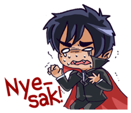 Darko The Cute Dracula sticker #8969716