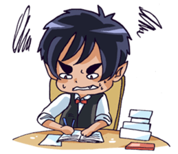 Darko The Cute Dracula sticker #8969724