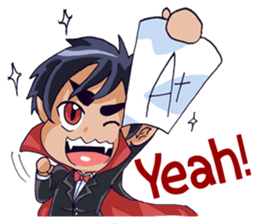 Darko The Cute Dracula sticker #8969726