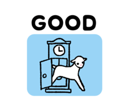 The donkey & the kid sticker #8969787