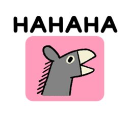 The donkey & the kid sticker #8969802