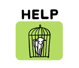 The donkey & the kid sticker #8969808