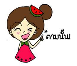 Miss Watermelon (TH) sticker #8969927