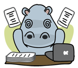 Hip Hippo sticker #8970591