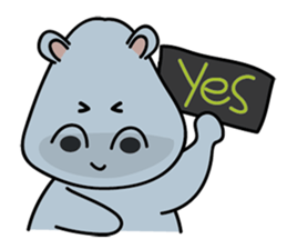 Hip Hippo sticker #8970593