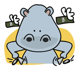 Hip Hippo sticker #8970600