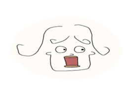 why face Sticker sticker #8970618