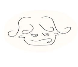 why face Sticker sticker #8970621