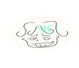 why face Sticker sticker #8970635