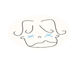 why face Sticker sticker #8970638